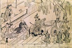 Scene of a Sacred Dance-Hishigawa Moronobu-Giclee Print
