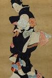 Behind the Screen, 1680S-Hishikawa Moronobu-Giclee Print