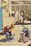 Matsukaze and Murasame, 1684-1688-Hishikawa Moronobu-Giclee Print