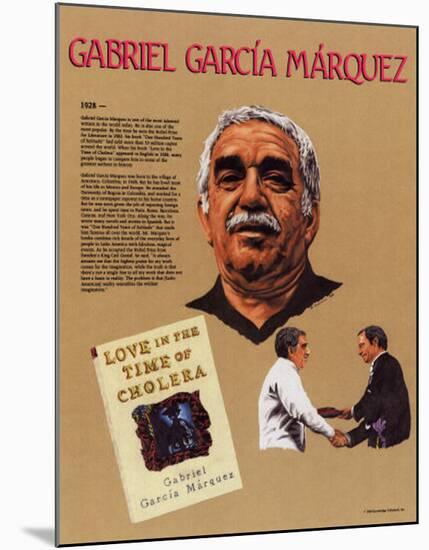 Hispanic Heritage - Gabriel Garcia Marquez-null-Mounted Art Print