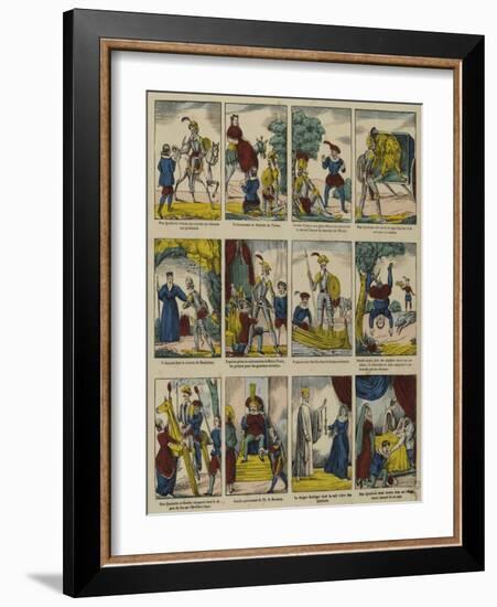 Histoire de don Quichotte-null-Framed Giclee Print