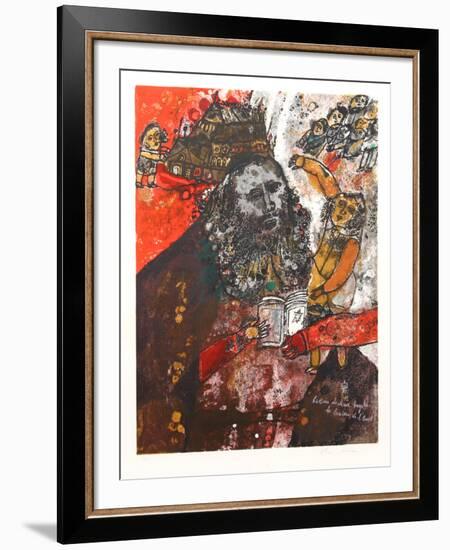 Histoire de Meo hagola la lumiere de l'Exil-Theo Tobiasse-Framed Limited Edition