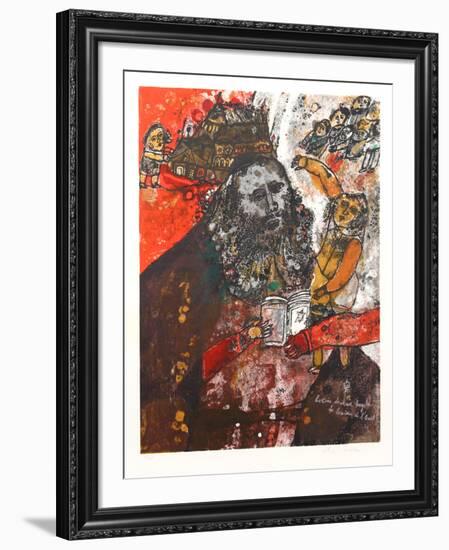 Histoire de Meo hagola la lumiere de l'Exil-Theo Tobiasse-Framed Limited Edition