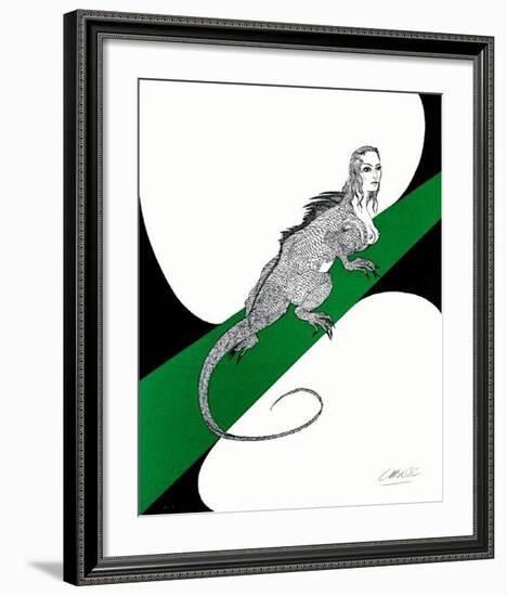 Histoire naturelle : la Guivre-Guénégote-Felix Labisse-Framed Limited Edition