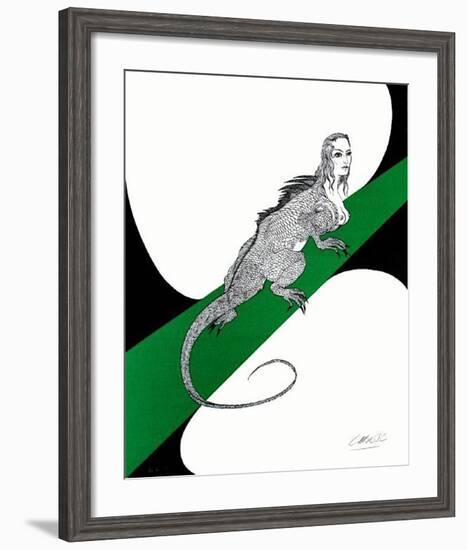 Histoire naturelle : la Guivre-Guénégote-Felix Labisse-Framed Limited Edition