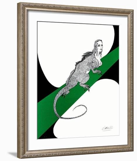 Histoire naturelle : la Guivre-Guénégote-Felix Labisse-Framed Limited Edition