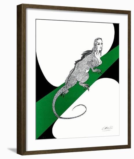 Histoire naturelle : la Guivre-Guénégote-Felix Labisse-Framed Limited Edition