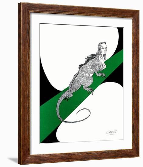 Histoire naturelle : la Guivre-Guénégote-Felix Labisse-Framed Limited Edition