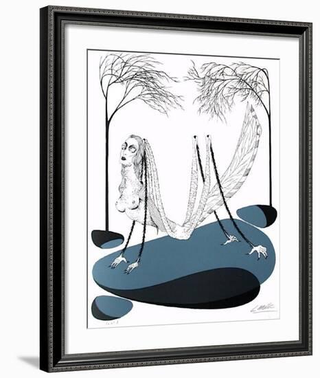 Histoire naturelle : la Locuste-Felix Labisse-Framed Limited Edition