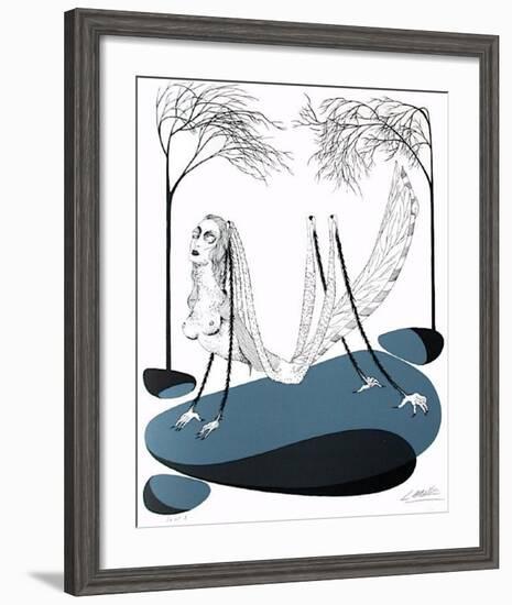 Histoire naturelle : la Locuste-Felix Labisse-Framed Limited Edition