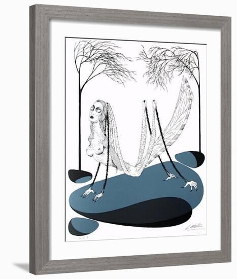 Histoire naturelle : la Locuste-Felix Labisse-Framed Limited Edition