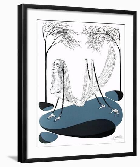 Histoire naturelle : la Locuste-Felix Labisse-Framed Limited Edition