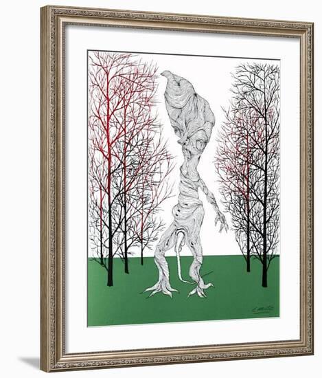 Histoire naturelle : la Mandragore-Felix Labisse-Framed Limited Edition