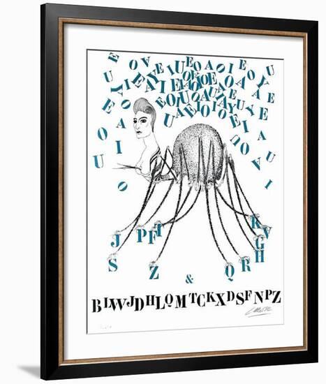 Histoire naturelle : la Tarentule des Lettres-Felix Labisse-Framed Limited Edition