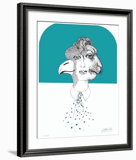 Histoire naturelle : le Chérubin-Felix Labisse-Framed Limited Edition