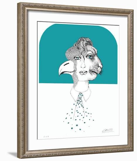 Histoire naturelle : le Chérubin-Felix Labisse-Framed Limited Edition