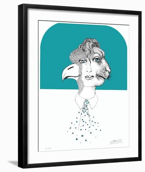 Histoire naturelle : le Chérubin-Felix Labisse-Framed Limited Edition