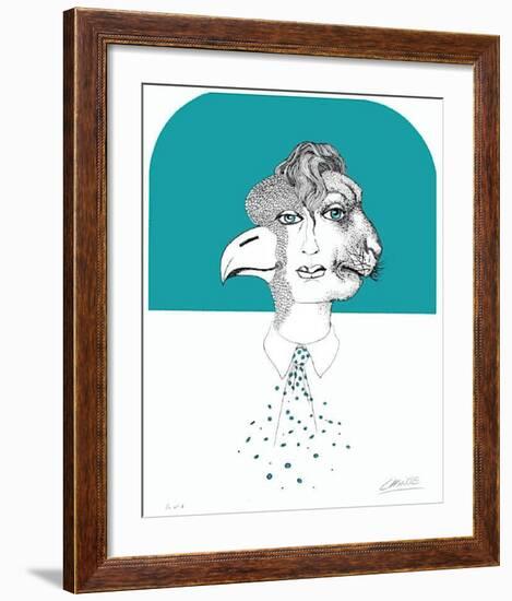 Histoire naturelle : le Chérubin-Felix Labisse-Framed Limited Edition