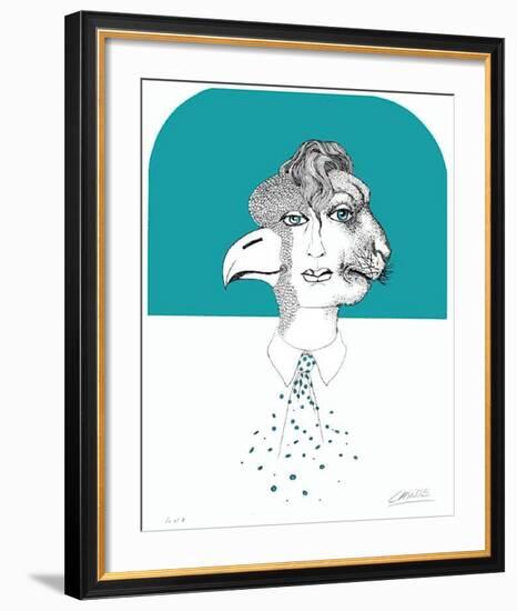 Histoire naturelle : le Chérubin-Felix Labisse-Framed Limited Edition