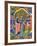 Historiated Initial "E" Depicting St. John the Baptist-Don Simone Camaldolese-Framed Giclee Print