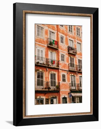 Historic and popular tourist area, Barrio Alta, Lisbon/Lisboa Portugal-null-Framed Photographic Print