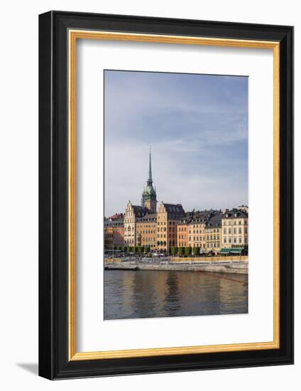 Historic architecture in Gamla Stan, Stockholm, Sweden, Scandinavia, Europe-Jon Reaves-Framed Photographic Print