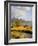 Historic Barn, Mormon Row and Teton Mountain Range, Grand Teton National Park, Wyoming, USA-Michele Falzone-Framed Photographic Print