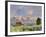 Historic Barn, Mormon Row and Teton Mountain Range, Grand Teton National Park, Wyoming, USA-Michele Falzone-Framed Photographic Print