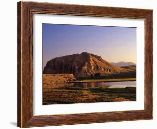 Historic Beaverhead Rock Near Dillon, Montana, USA-Chuck Haney-Framed Photographic Print