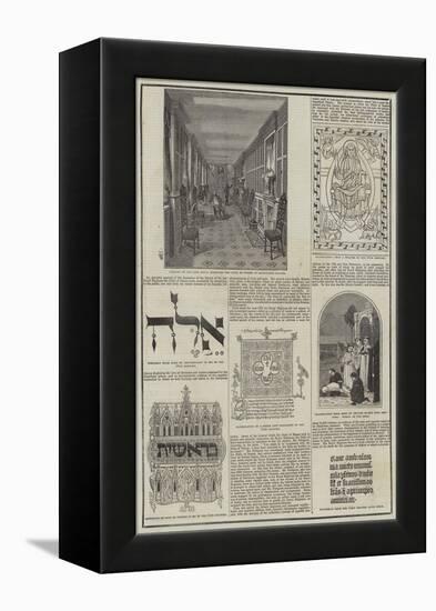 Historic Books-null-Framed Premier Image Canvas