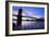 Historic Bridge in Cincinnati-benkrut-Framed Photographic Print