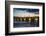 Historic Bridge Pont De Pierre over the Garonne River at Sunset, Bordeaux, Aquitaine, France-Michael Runkel-Framed Photographic Print