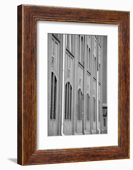 Historic Building Architecture in Monochrome-SNEHITDESIGN-Framed Photographic Print