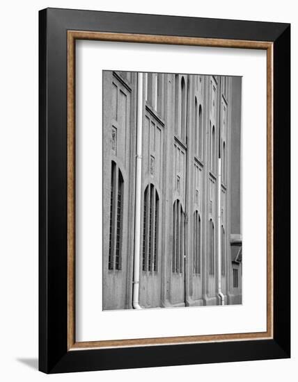 Historic Building Architecture in Monochrome-SNEHITDESIGN-Framed Photographic Print