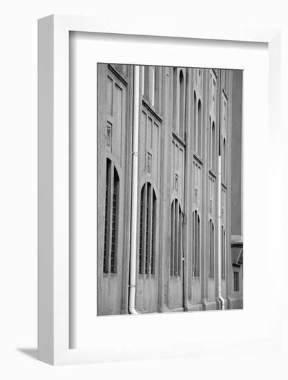 Historic Building Architecture in Monochrome-SNEHITDESIGN-Framed Photographic Print