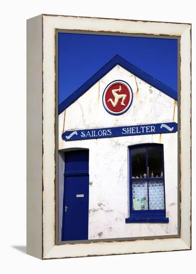 Historic Building, Peel, Isle of Man, Europe-Neil Farrin-Framed Premier Image Canvas