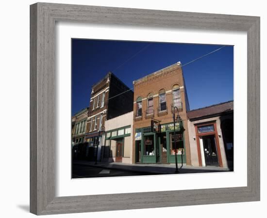 Historic Buildings in South Central Old City, Knoxville, Tennessee-Walter Bibikow-Framed Photographic Print