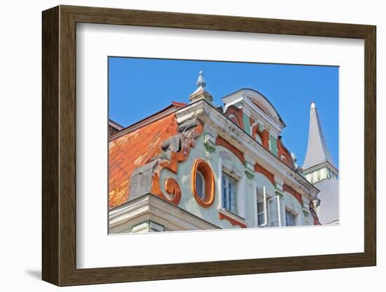 Historic buildings in the old town, Tallinn, Estonia-Keren Su-Framed Photographic Print