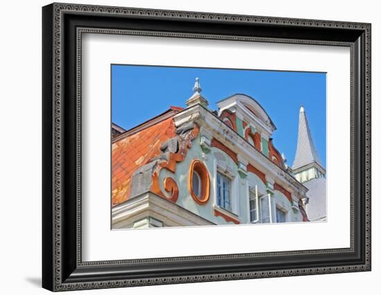 Historic buildings in the old town, Tallinn, Estonia-Keren Su-Framed Photographic Print