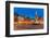 Historic Center of Frankfurt at Dusk-sborisov-Framed Photographic Print