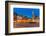 Historic Center of Frankfurt at Dusk-sborisov-Framed Photographic Print