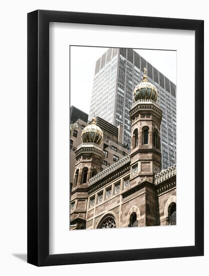 Historic Central Synagogue, Nyc, New York, USA-Julien McRoberts-Framed Photographic Print