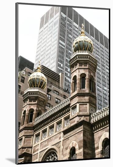 Historic Central Synagogue, Nyc, New York, USA-Julien McRoberts-Mounted Photographic Print