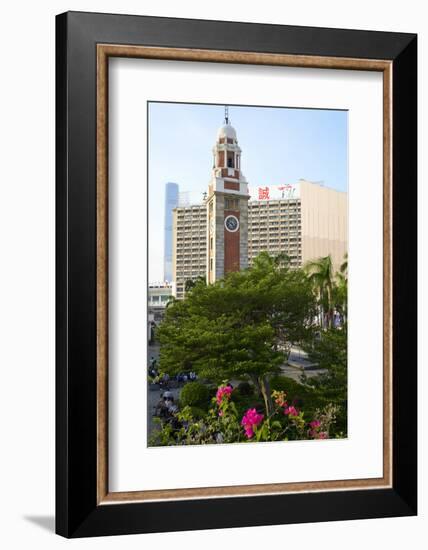 Historic Clock Tower, Tsim Sha Tsui, Kowloon, Hong Kong, China, Asia-Fraser Hall-Framed Photographic Print