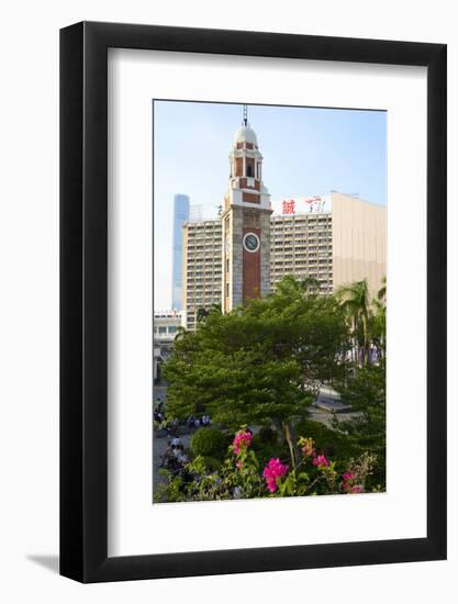 Historic Clock Tower, Tsim Sha Tsui, Kowloon, Hong Kong, China, Asia-Fraser Hall-Framed Photographic Print