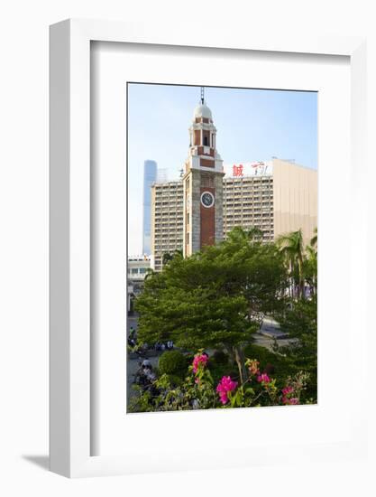 Historic Clock Tower, Tsim Sha Tsui, Kowloon, Hong Kong, China, Asia-Fraser Hall-Framed Photographic Print