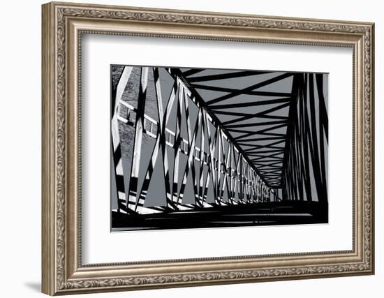 Historic Derrick-pudding-Framed Photographic Print