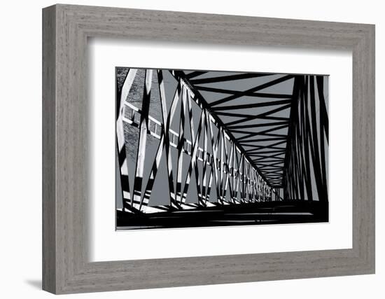 Historic Derrick-pudding-Framed Photographic Print