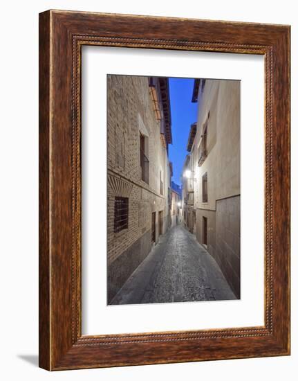 Historic District Alley at Dawn, Toledo, Spain-Rob Tilley-Framed Photographic Print