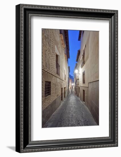 Historic District Alley at Dawn, Toledo, Spain-Rob Tilley-Framed Photographic Print